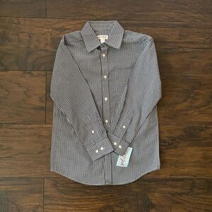 Boys Long Sleeve Button Down Shirt, Size S